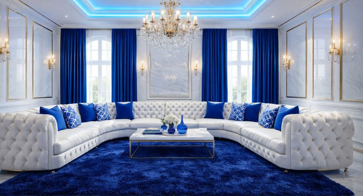Cozy Sofa Hub Luxury Black and White Living Room with White Tufted Sofa and Red Flower Vases