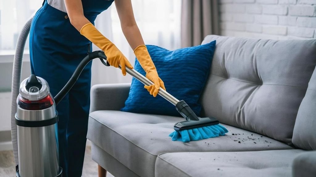 Proper maintenance of luxury upholstery using a vacuum with a soft brush.