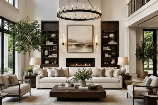 Perfectly balanced interior design with professional styling