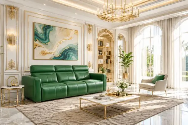 Selecting premium couch layouts based on room measurements and interior styling tips