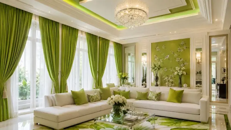 A luxury white couch illustrating how to clean a fabric sofa perfectly